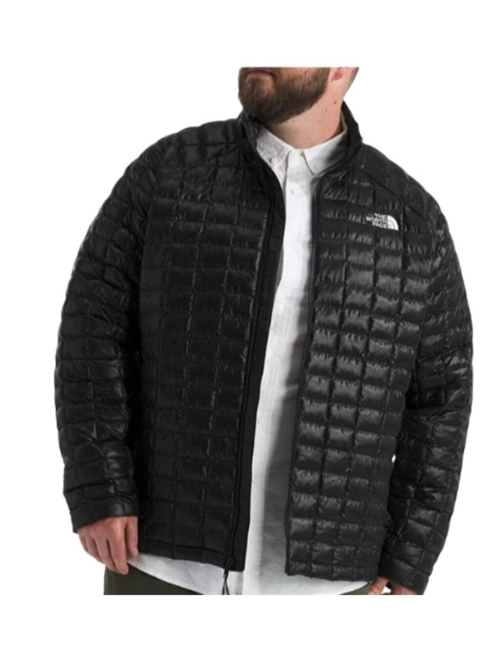 The North Face ThermoBall Jacket Mens 3X Big Tall Summit Black Packable Coat - Picture 13 of 16